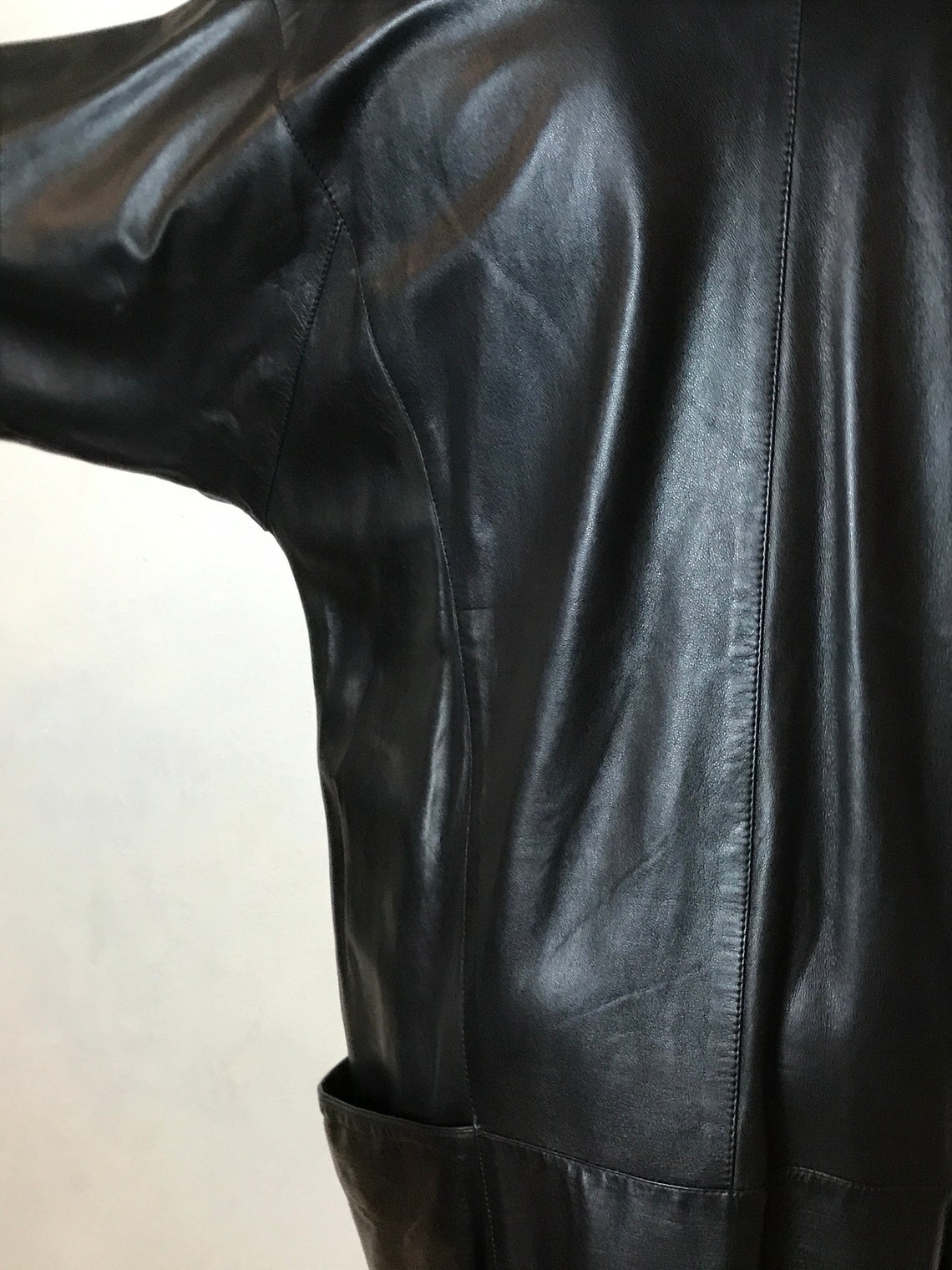 Vintage Dress Collection: 70s 80s 90s Faux Leather, Rayon Floral & Nylon Styles, Sizes M-XXL, foto 4 di 5