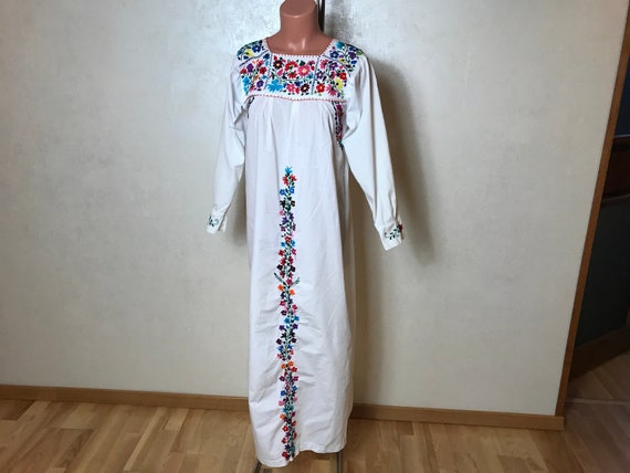 long sleeve mexican dress