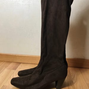 Vintage Footwear Collection Size EU 39: Leather Flats, Suede Heels, Slouch Boots, Sneakers Tozzi Slouch Bts 39