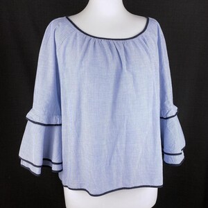 Vintage & moderne topcollectie: 80s zijde turquoise, Zara ruches katoen, bloemenprint, tie dye viscose, maat L Zara Striped L-XXL