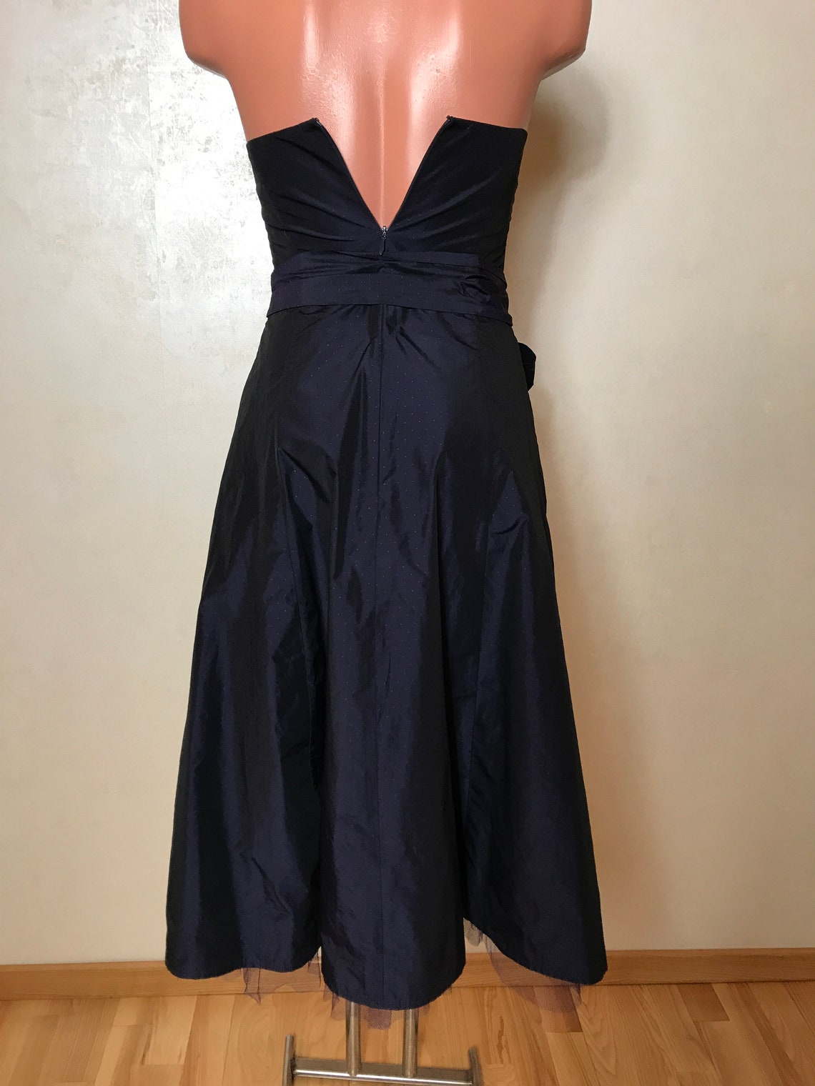 Vintage Dress Collection: 90s Velvet, Floral Cotton, Crochet Knit, Zara Slip. Sizes XS-M, foto 2 di 5