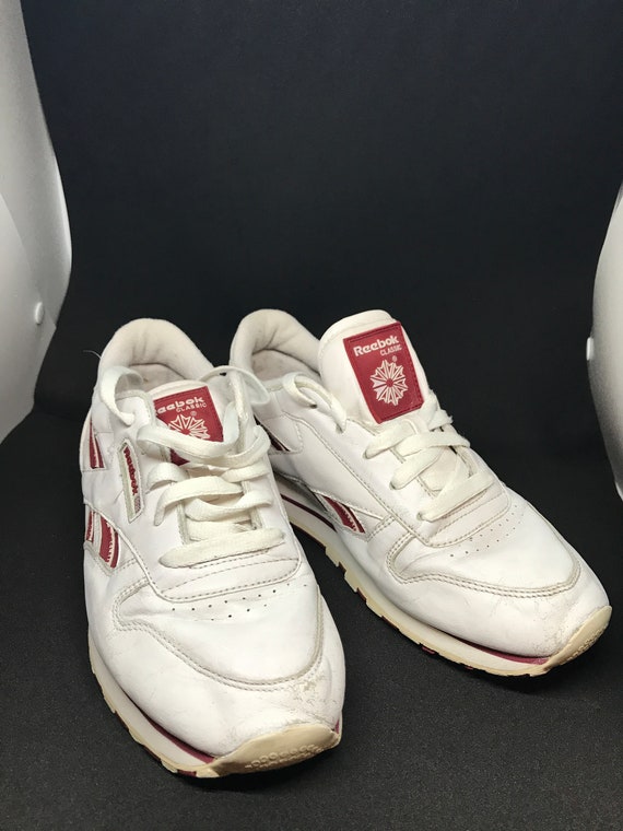 reebok white vintage sneakers