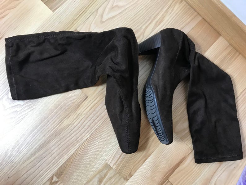 Vintage Footwear Collection Size EU 39: Leather Flats, Suede Heels, Slouch Boots, Sneakers image 11