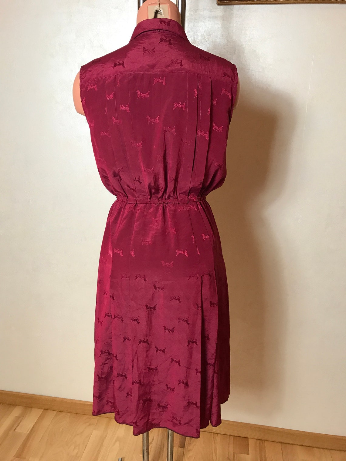 Vintage Dress Collection: 60s 70s 90s Silk, Paisley & Mod Styles. Sizes M-L, foto 2 di 5