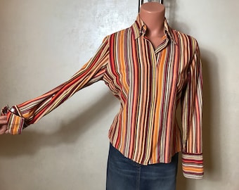 Vintage Shirt Collection: Silk Floral, Corduroy Zip, Indian Gauze & 80s Blouses (S-M)