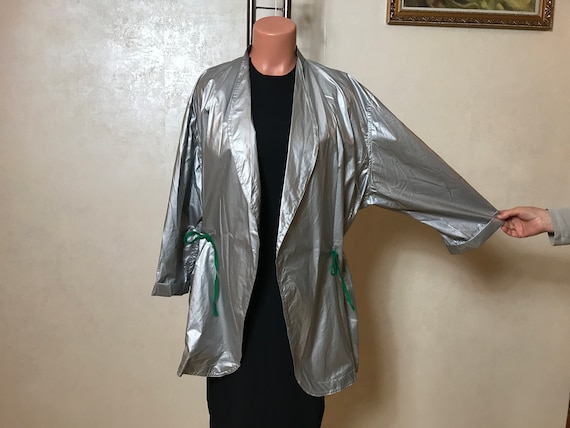 Silver top duster jacket
