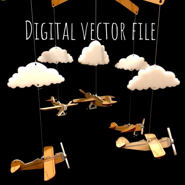 Airplane Mobile - Etsy