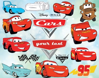 Download Disney cars svg | Etsy