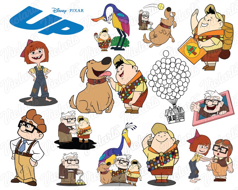 Up svg up movie Svg Carl UP cutfiles Dxf Eps &amp; Png | Etsy