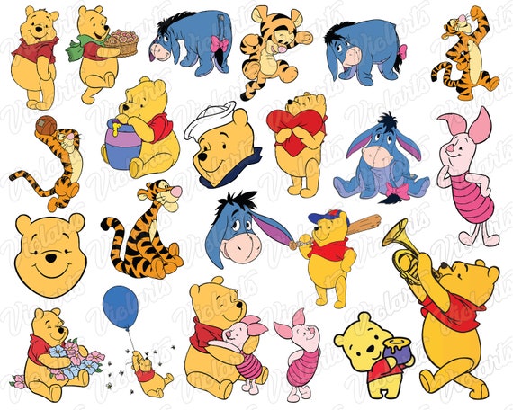 Download Winnie the pooh Svg Bundle Winnie pooh cut files Dxf Eps ...