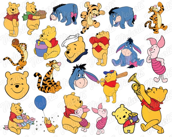 Download Winnie the pooh Svg Bundle Winnie pooh cut files Dxf Eps & | Etsy