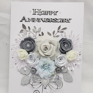 Handgefertigte Luxus Grußkarte mit GESCHENK-Box Personalisierte Karte jeden Anlass MUM und DAD Liebeskarte