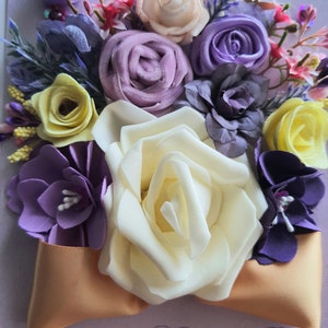 Cartão de aniversário/dia das mães de luxo personalizado feito à mão com CAIXA DE PRESENTE