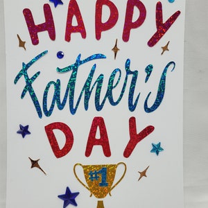 Carte Joyeuse fête des pères, Carte fête des pères pour beau-père, Carte unique fête des pères, Carte pour les figures paternelles, Carte fête des pères pour grand-père