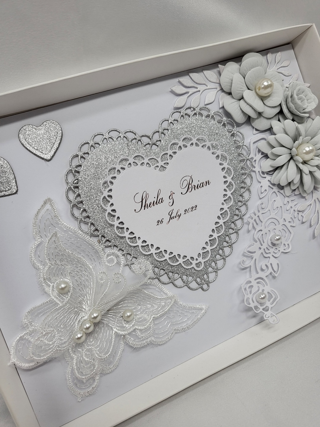 Luxury Handmade PERSONALISED Wedding Day Card Engagement ANNIVERSARY - Etsy