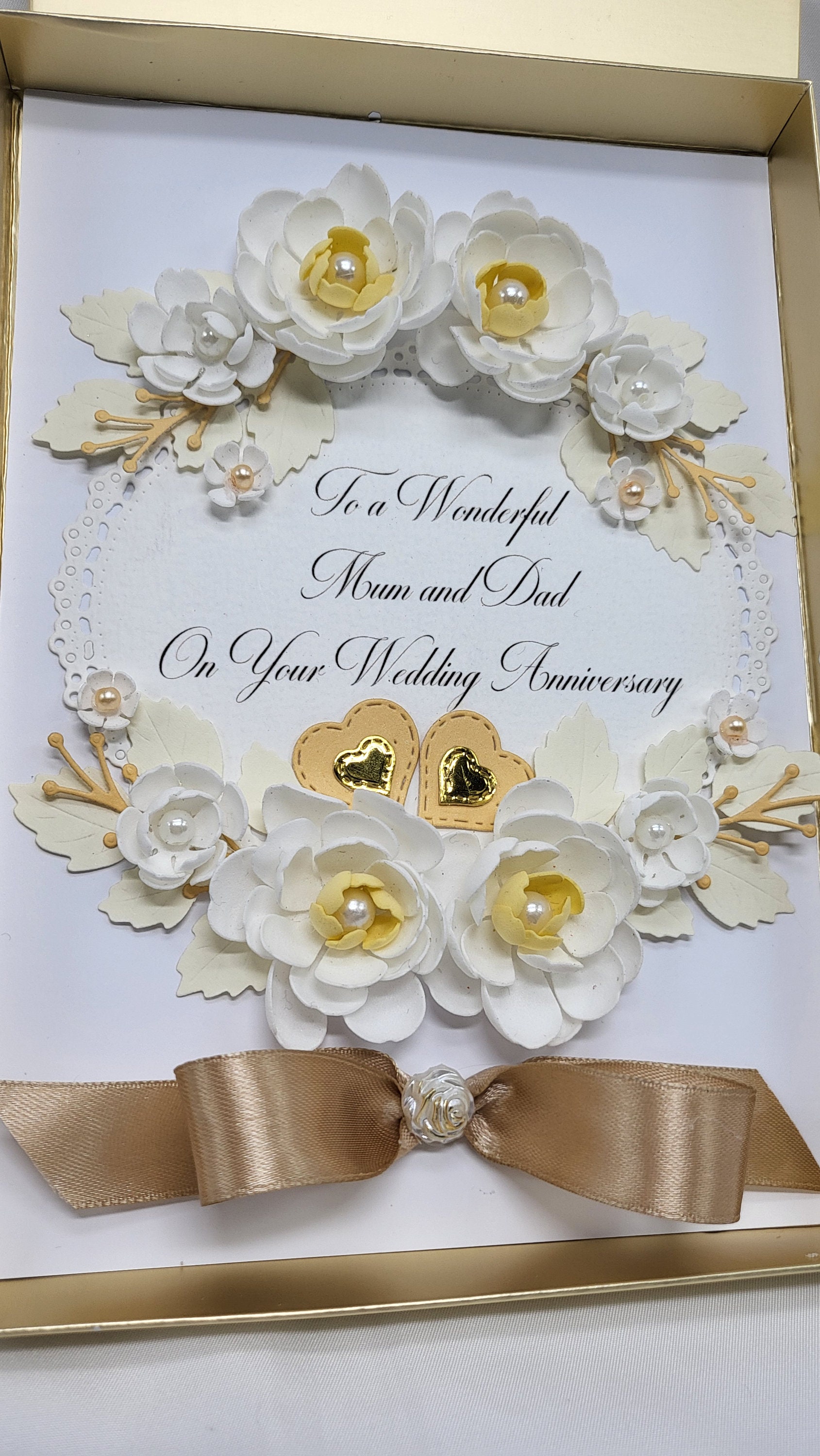 Personalised Special Wife 50th Wedding Anniversary Card Etsy