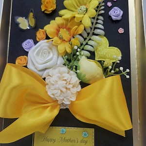 Carte de voeux de luxe faite main dans une boîte cadeau Carte d'anniversaire 18 21 30 40 50 60 70 80 MAMAN soeur grand-mère mère femmes personnalisée