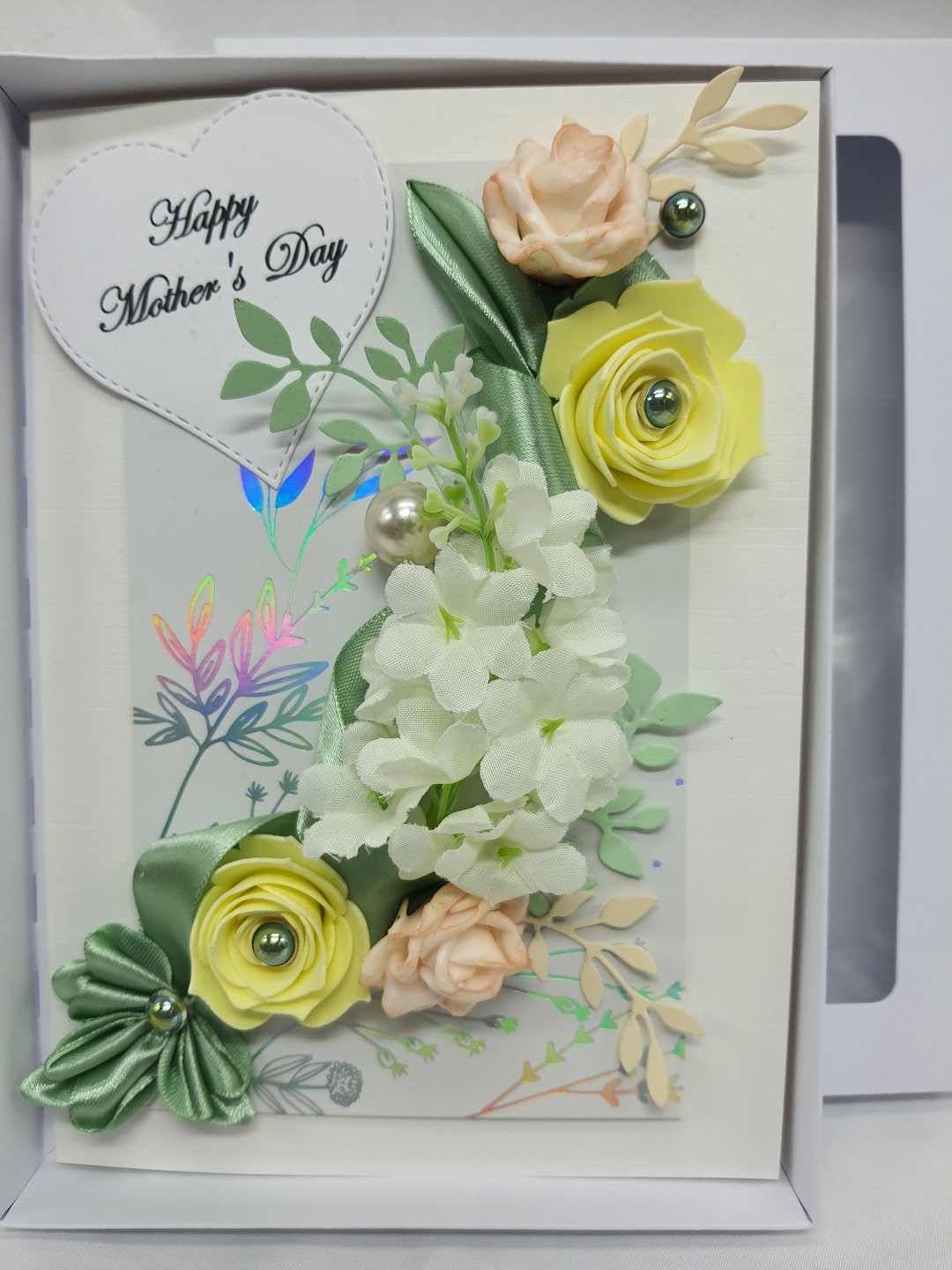 Cadre Photo 'I Love My Nanny' - Cadeau Fête Des Mères, Noël - Aluminium Argenté 5x3,5"