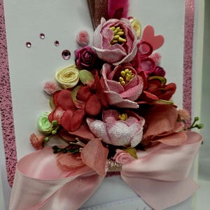 Biglietto di auguri di COMPLEANNO personalizzato fatto a mano di lusso 21°, 30°, 40°, 50°, 60°, 80°, qualsiasi età, figlia, moglie, sorella, mamma, festa della mamma, scatola regalo 3D