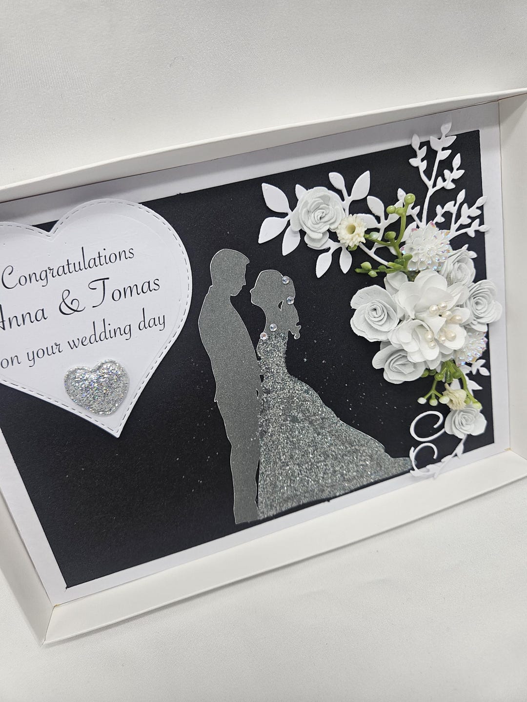 Handmade Personalized 3D Wedding Card: Luxury Keepsake Boxed Card - Etsy