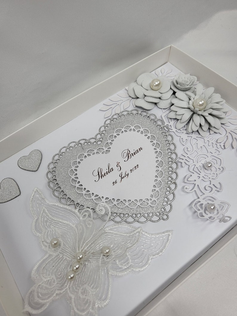 Luxury Handmade PERSONALISED Wedding Day Card Engagement ANNIVERSARY - Etsy