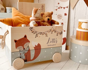 Holzbox, Spielzeugkiste Holz, Spielzeugkiste, Kinderzimmer Deko, einzigartig, Spielzeugkisten, Geschenke, Taufe, Geburt, handmade