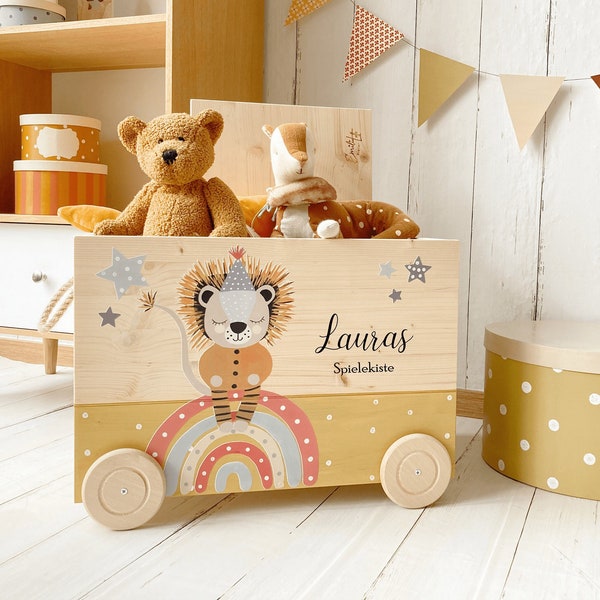 Holzbox, Spielzeugkiste Holz, Spielzeugkiste, Kinderzimmer Deko, einzigartig, Spielzeugkisten, Geschenke, Taufe, Geburt, handmade