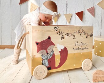 Holzbox, Spielzeugkiste Holz, Spielzeugkiste, Kinderzimmer Deko, einzigartig, Spielzeugkisten, Geschenke, Taufe, Geburt, handmade