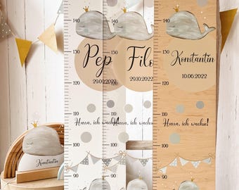Messlatte Kinder, Kindermesslatte, Kinderzimmer Deko, Messlatte, Personalisierte Messlatte, Messlatte Kinder Holz, 1. Geburtstag Geschenk