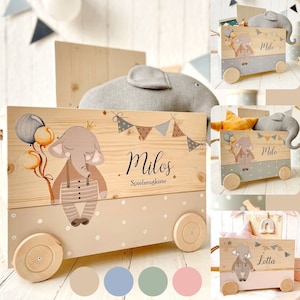 Spielzeugkiste, Erinnerungskiste, Holzbox, Spielzeugkiste Holz, Kinderzimmer, Geschenke zur Geburt, Taufe, Babygeschenk Geburt, Montessori