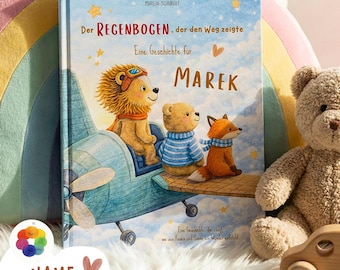 personalisiertes Kinderbuch Name, Kinderbuch mit eigenem Namen, Geschenk zur Geburt personalisiert, Geschenk zum 1. Geburtstag mit Namen