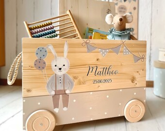 Holzbox, Spielzeugkiste Holz, Spielzeugkiste, Kinderzimmer Deko, einzigartig, Spielzeugkisten, Geschenke, Taufe, Geburt, handmade