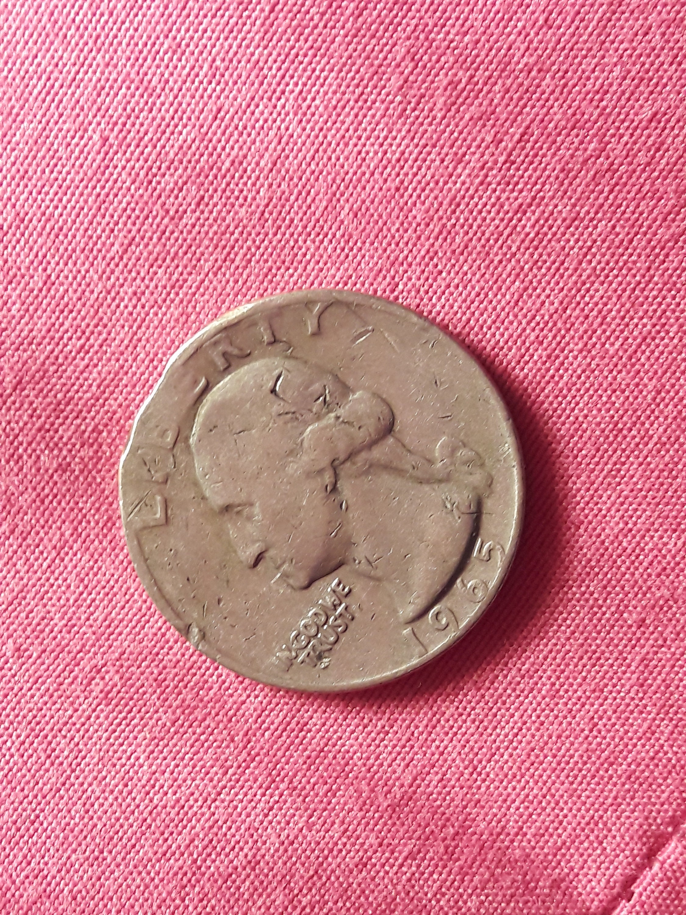1965 Double Headed Quarter - 6nggohh