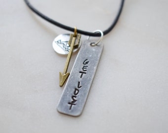 Get Lost Necklace, Mountain Necklace, Personalize Necklace, Adventure Necklace, Wanderlust Necklace