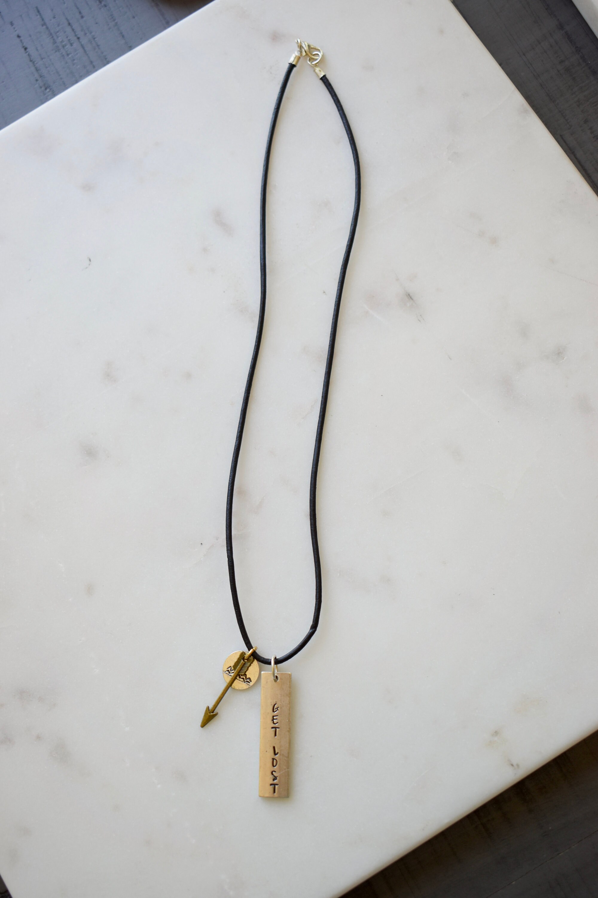 Get Lost Necklace Mountain Necklace Personalize Necklace Etsy