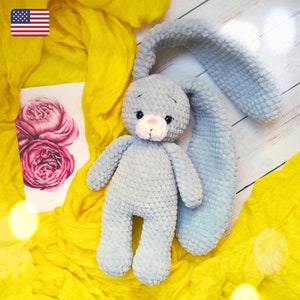 Amigurumi bunny pattern / Crochet bunny pattern / PDF crochet plush toy tutorial