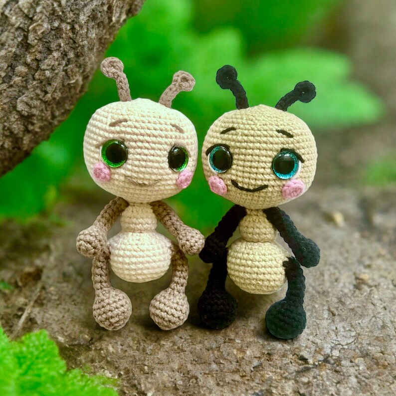 Crochet Ant Pattern, Cute Insect Amigurumi, Baby Bug Tutorial in ...