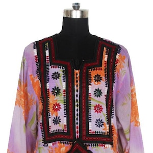 BDR074 Hazara Dress Yoke, Afghanistan Afghani Belochi Dress Antique Handmade Kuchi - Hazara Dress Vintage Kuchi Dress Traditional Embroidery