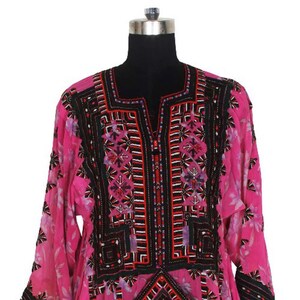 BDR067 Afghani Belochi Dress Antique Handmade Kuchi - Hazara Dress Vintage Handmade Kuchi Dress Traditional Embroidery