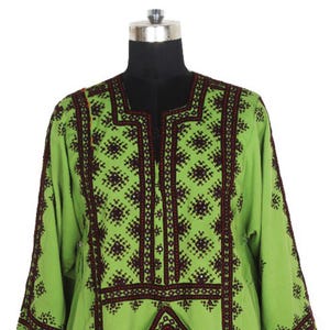 BDR037 Hazara Dress Yoke, Afghanistan Afghani Belochi Dress Antique Handmade Kuchi - Hazara Dress Vintage Kuchi Dress Traditional Embroidery