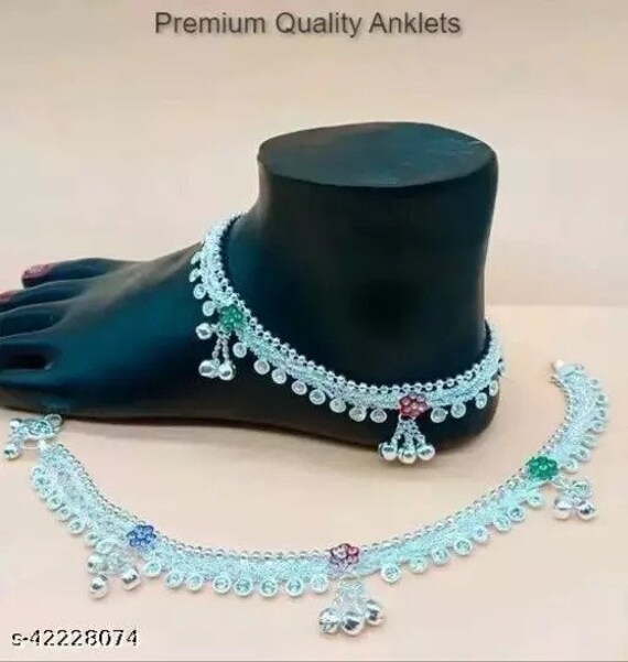 Beautiful silver shop payal