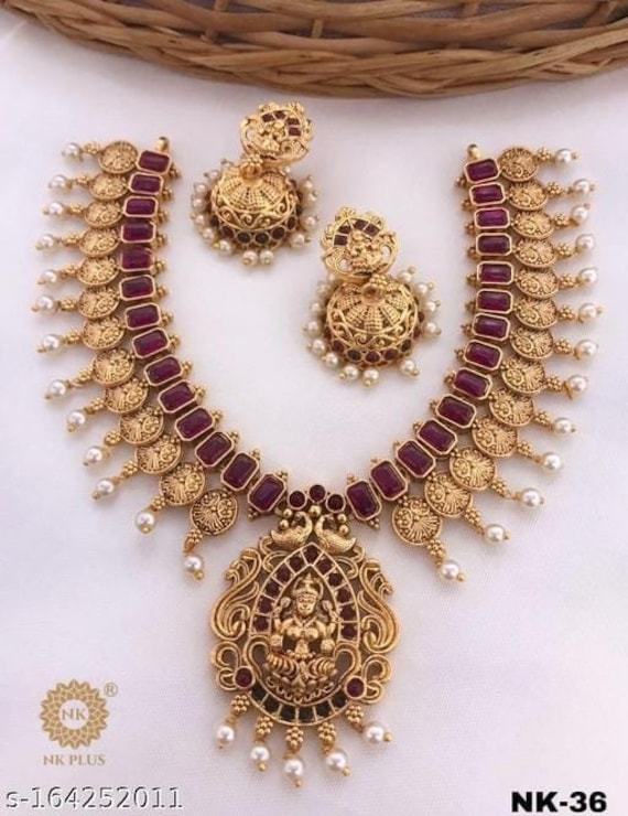 Gold plated traditional best sale jewellery