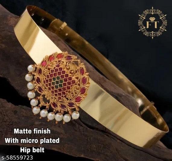 Hip chain deals gold plated
