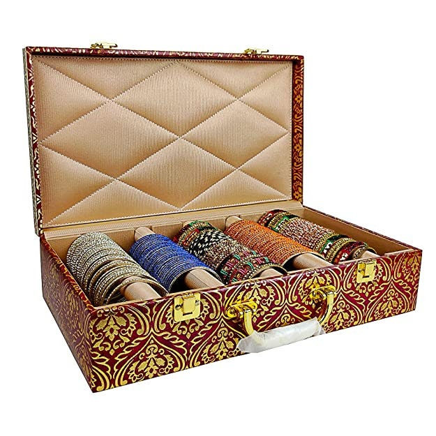 Wooden bangle shop box designs