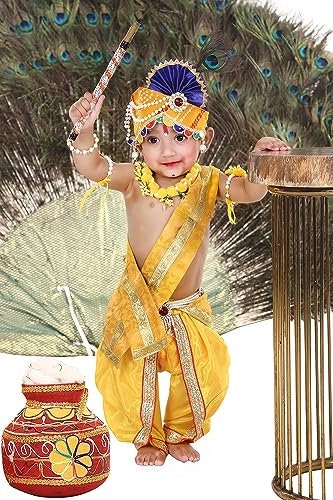 Krishna dress for hotsell baby boy online