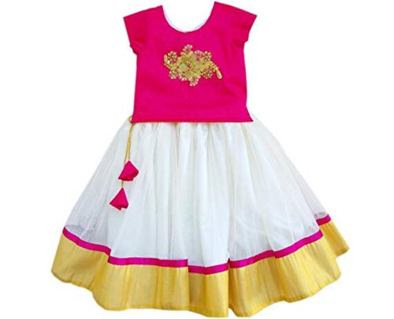 Ghagra choli for 6 months best sale baby