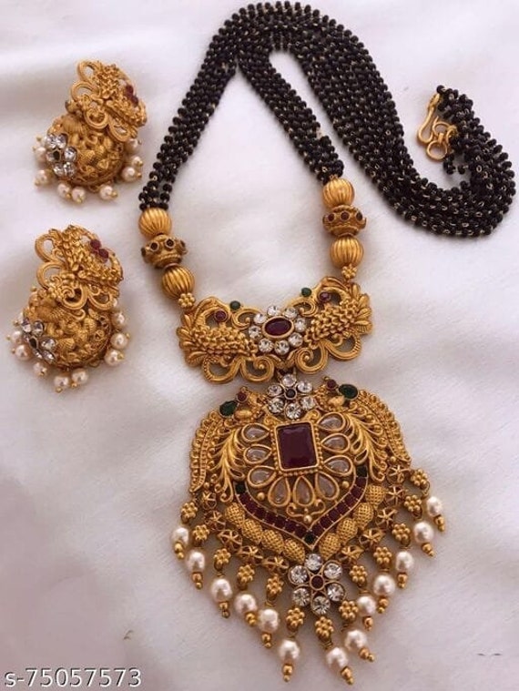 Peacock jewellery best sale set
