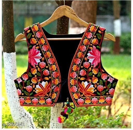 Embroidered jackets 2025 for kurtis