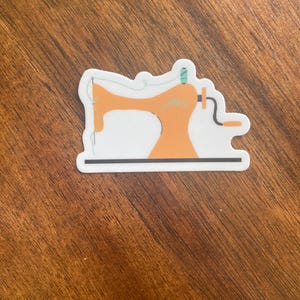 Vintage Sewing Machine Sticker