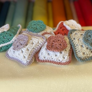 Crochet Flower Pincushions